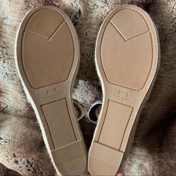 Marc Fisher Alida Ankle Strap Espadrille Wedge Sandal - Picture 11 of 11